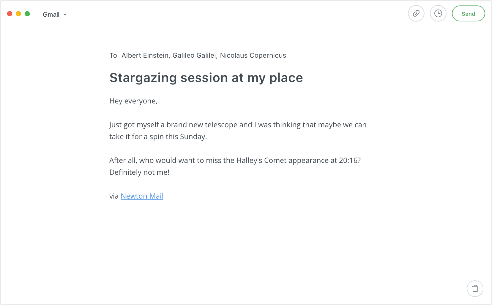 Newton on desktop and mobile